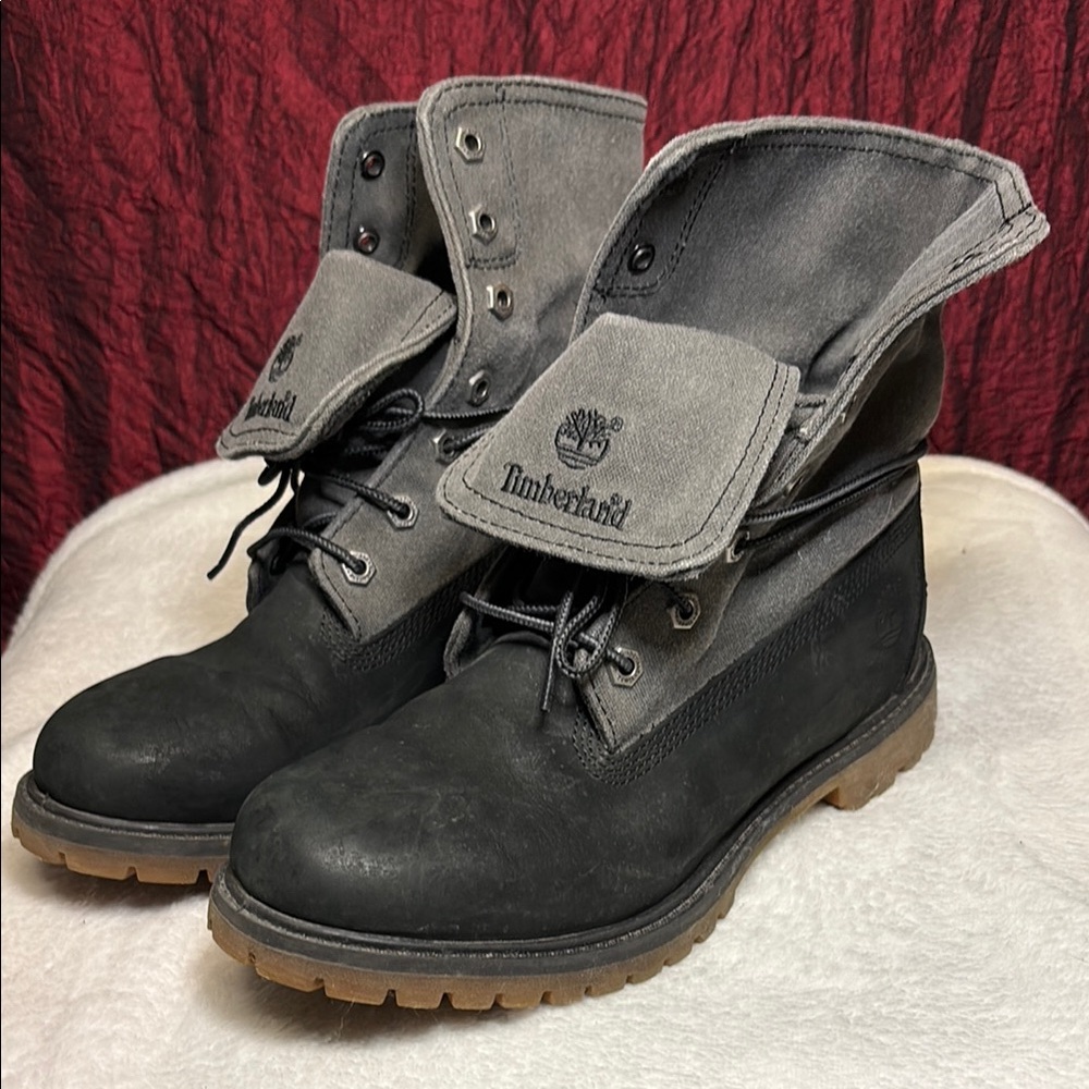 Timberland woman’s Black and Gray Boots
